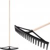 Longbow Hrable 18 zubé, plast, s násadou