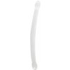 RealRock Crystal Clear 17″ obojstranné dildo 42,5 x 2,3–3,2 cm