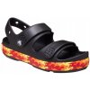 Crocs detské sandále plast čierne, veľkosť 27,5