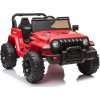 LEAN CARS Elektrické autíčko - JEEP CH9956 - NELAKOVANÉ ČERVENÉ - 2x45W MOTOR - 12V10Ah BATÉRIA - 2025