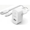 Belkin 12W USB-A domácí nabíječka 1m lightning kabel, bílá WCA002vf1MWH