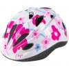 Etape Pony detská cyklistická prilba biela-ružová, veľ. S-M