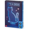 LED lampička Legami Neon Effect LED Lamp - It'S A Sign - Kitty uni