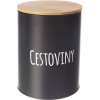 Dóza Cestoviny BLACK pr. 13 cm