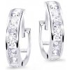 Cutie Jewellery Detské náušnice z bieleho zlata C3345B-White
