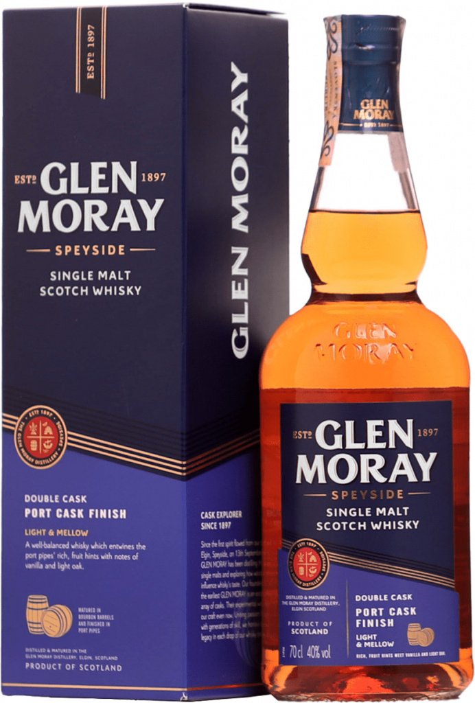 Glen Moray Elgin Classic Port Cask Finish 40% 0,7 l (kartón)