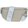 NovaKabelka.sk Reni Grande Grigia Nuvole s prídavným popruhom II kožená talianska crossbody kabelka sivá
