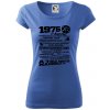 1976 v kocke - Dámske tričko Pure - L ( Svetlomodrá )