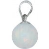 Beneto AGH396L Strieborný prívesok opálová gulička
