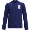 Detská mikina Under Armour Rival Terry FZ Hoodie Detská veľkosť: 128-134 / Farba: modrá
