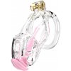 SuperLove Ultimate Chastity Cage Clear Size M