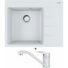 Franke CNG 611-62 TL/2 biela led + Franke FC 9541.094 NOVARA PLUS biela led