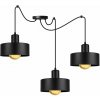 Light Home Závesné svietidlo Barcelona Spider, 3x kovové tienidlo (výber z 2 farieb)