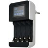 Solight DN25 nabíjačka s LCD displejom / AC 230V / 450mA / 4 kanály / AA amp; AAA / riadená mikroprocesorom (8592718015886)