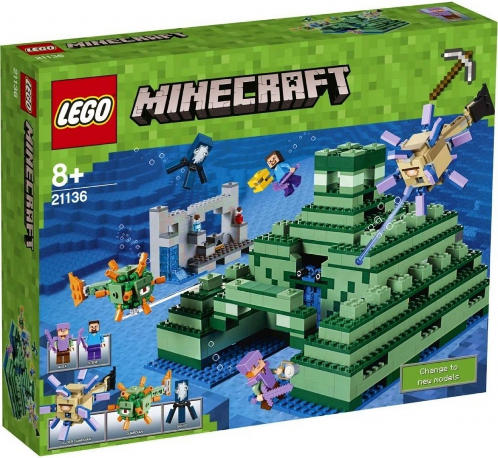 LEGO® Minecraft® 21136 Pamätník v oceáne od 339,61 € - Heureka.sk
