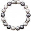 Evolution Group perlový náramok šedý 33061.3