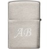 Gravírovanie Iniciálov na Zippo - bez zapaľovača Zadná strana Stred 4