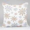 Dakls Snowflakes biela 40 x 40 cm
