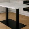 Interex design Stolová podnož URBAN DUO / Čierna matná 730 mm