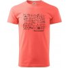 Matematika - čomu nerozumieš - Klasické pánske tričko vyššej gramáže - 4XL ( Korálová )