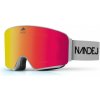 Snow okuliare NANDEJ Mount - Grey/red