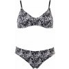 Dámske dvojdielne plavky Axis VZOR čierna biela