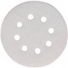 MAKITA P-37415 Brúsny papier K-100 / D-125mm (8 otvorov, na lak / farbu, kov, drevo ) (v balení: 50ks) - MAKITA P-37415