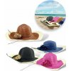 Dámsky slamený klobúk farebný