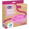 Chicco 127511 SILIKONOVÝ TALÍŘ 3DÍLNÝ 12m