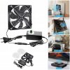 Ventilátor do PC skrinky 120mm, ventilátor do počítača, bezkefkový 2700 ot./min