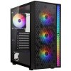 BitFenix skříň Light / ATX / 4x120mm RGB fan / 2xUSB 3.0 / USB 2.0 / tvrzené sklo / černá BFC-LIG-300-KKGXP-2F