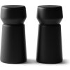 Mlynčeky na soľ a korenie Amsterdam 11 cm, čierny buk, 2 ks