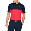 Pánské polo tričko 1355485 Performance SS20 - Under Armour tmavě modrá s korálovou S/M