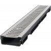 Bielbet A15 A15130X55 odvodňovací plastový žľab s nerezovou mrežou 1000 x 130 x 55 mm | cena za kus