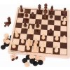 Bigjigs Drevené šachy a dáma 2v1