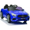 Detské elektrické autíčko dvojmiestne Megacar Mercedes SL65 S, LCD displej, 2x45W, 1x12V 7Ah, modré lakované