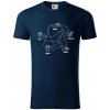 Kameň nožnice papier Spock - Tričko z organickej bavlny - L ( Tmavomodrá (takmer čierna) )