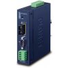 Planét priemyselný konvertor RS-232/422/485 na IP, 1x COM, 1x 100Base-FX SC MM 2km, 9-48VDC, 24VAC, -40~+75°C, IP30