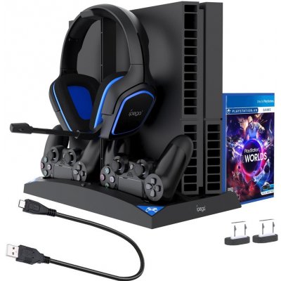 iPega P4009 Charging Station PlayStation 4 Dualshock a Headset PG-P4099