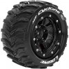 Louise RC MT-CYCLONE SOFT 1/10, čierne disky 1/2 offset 17 mm hex