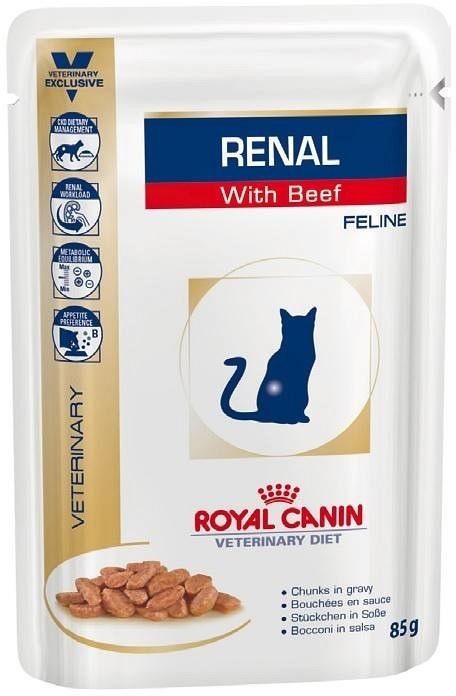 Royal Canin Veterinary Diet Cat Renal Beef 85 g