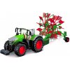 Bburago Farm 10cm Traktor Fendt 1050 Vario with Whirl Rake