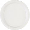 Papierová tácka 22,8 cm 8ks biela - Amscan