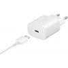 EP-TA800XWE Samsung Quickcharge 25W cestovná nabíjačka + USB-C dátový kábel White