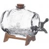 Sklenený súdok s kohútikom v stojane 1 l