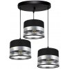 Belis Luster na lanku MILO 3xE27/60W/230V strieborná/čierna BE0469 + záruka 3 roky zadarmo + záruka 3 roky zadarmo