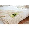 Wooline Pletená deka Olivia, ecru, 100% Austrálske Merino