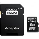 Pamäťová karta GOODRAM microSDHC 8GB class 4 + adapter M40A-0080R11