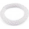 Náramok / gumička z brúsených korálikov Off White 1ks