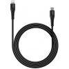 Canyon MFI-4, 1.2m kábel USB-C / Lightning, MFi Apple schválený, 5V/2.4A, priemer 3.5mm, PVC, čierny CNS-MFIC4B